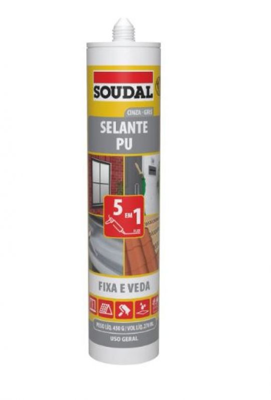 SELLADOR PU SOUDAL 5 EN 1 GRIS 270ML /445G