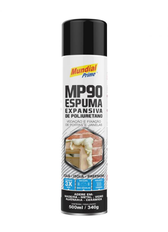 ESPUMA DE POLIURETANO MUNDIAL PRIME MP90 500ML 340G