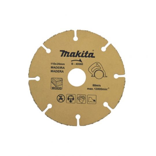 DISCO SIERRA CIRCULAR MADERA MAKITA 110MM X 20MM B-40668