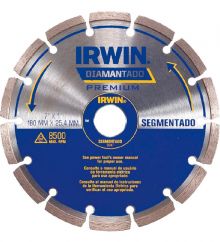 DISCO CORTE DIAMANTADO IRWIN 180 X 25,4MM SEGMENT. IW8947