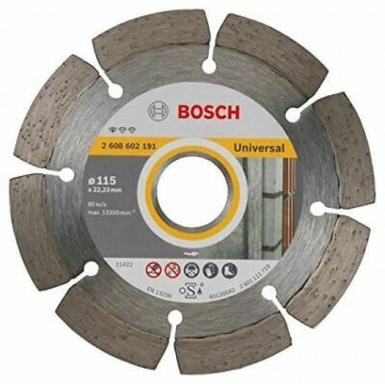 DISCO DIAMANTADO BOSCH SEGMENT. 115 X 22,23MM 2608602191