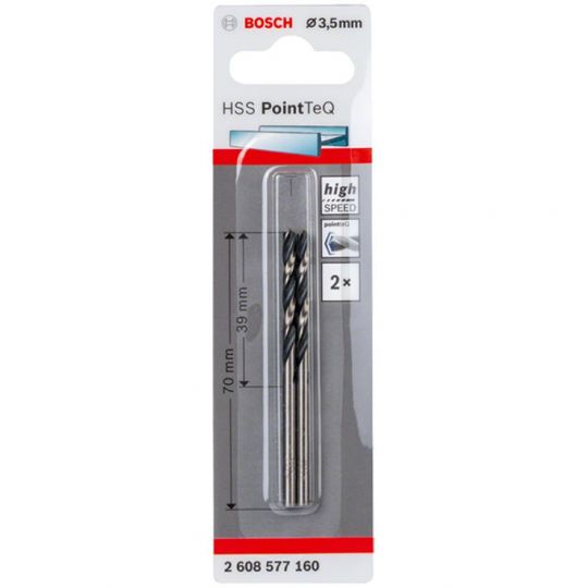 MECHA HSS-G BOSCH POINTTEQ 3,5MM (X2) 2608577160