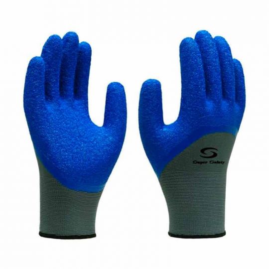 GUANTE LATEX AZUL SUPER SAFETY SS1005 N?10