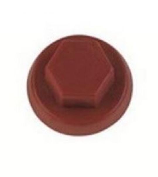 TAPON NYLON P / TORNILLO HEX. ROJO TEJA INDEX ATAPO08RT