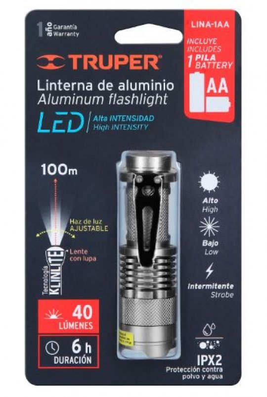 LINTERNA LED DE BOLSILLO TRUPER 17256