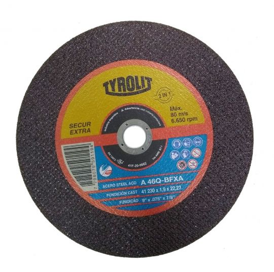 DISCO CORTE METAL TYROLIT 230 X 1,9MM 41F-20-5662