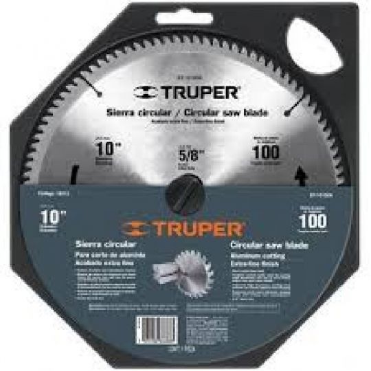 SIERRA CIRCULAR TRUPER P / ALUMINIO 10-254MM 100D - 18313